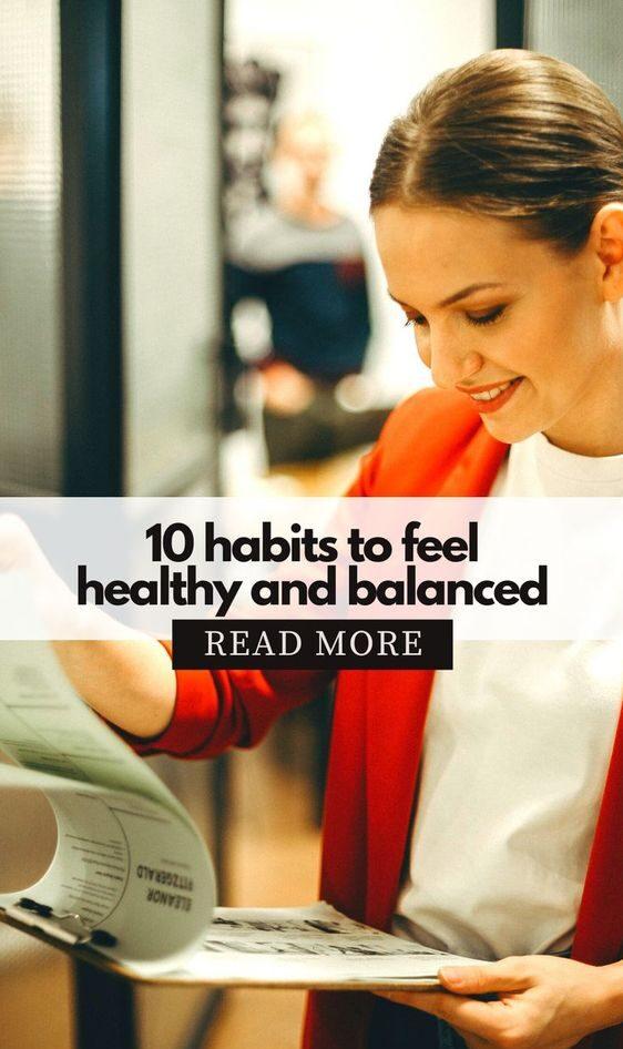 10 Healthy Lifestyle Habits: